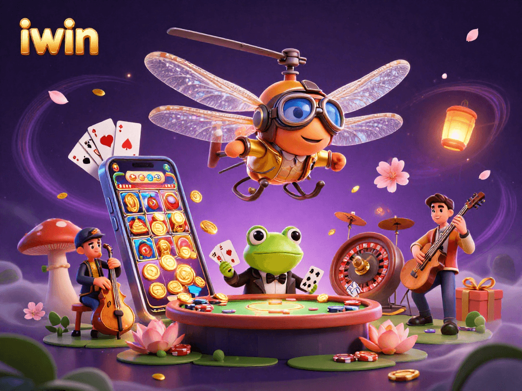 Engage with exciting games at iwin's lily pad casino featuring dynamic 3D characters and vibrant action.