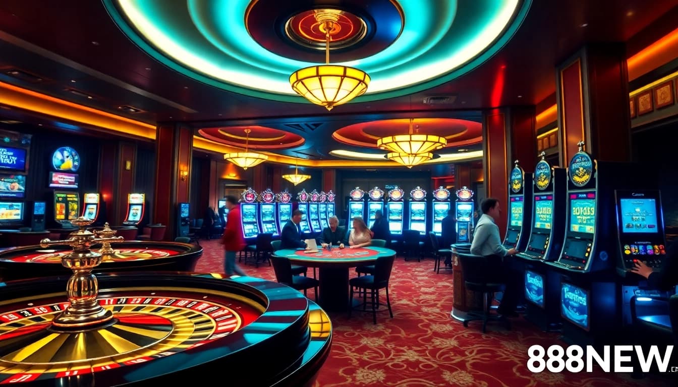 Experience thrilling gameplay at 888NEW with exciting casino games and vibrant atmosphere.