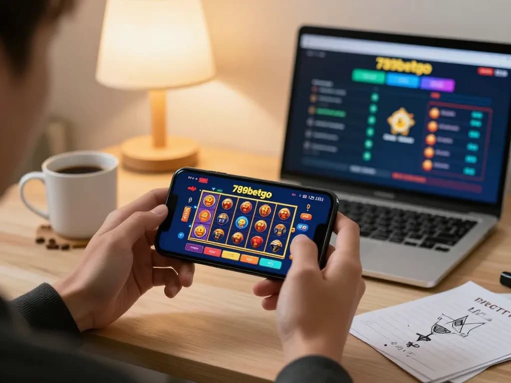 Engaging with the 789betgo app for mobile casino gaming in a cozy home environment