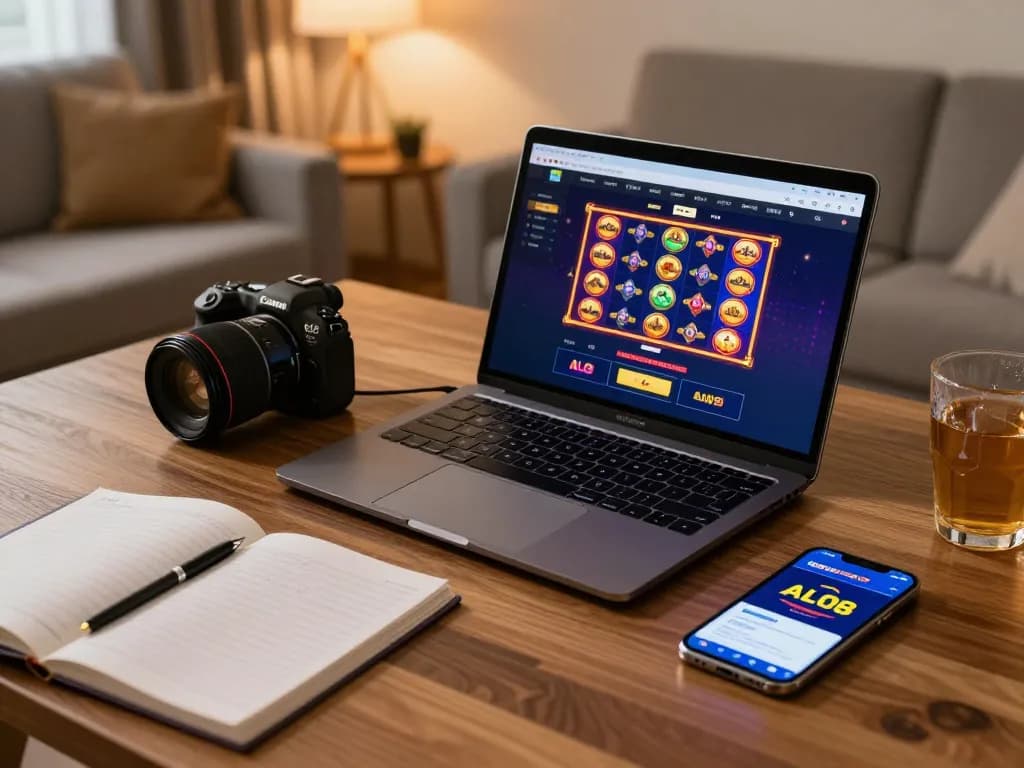 Gambler enjoying a gaming session on the trang chủ alo8 online casino platform