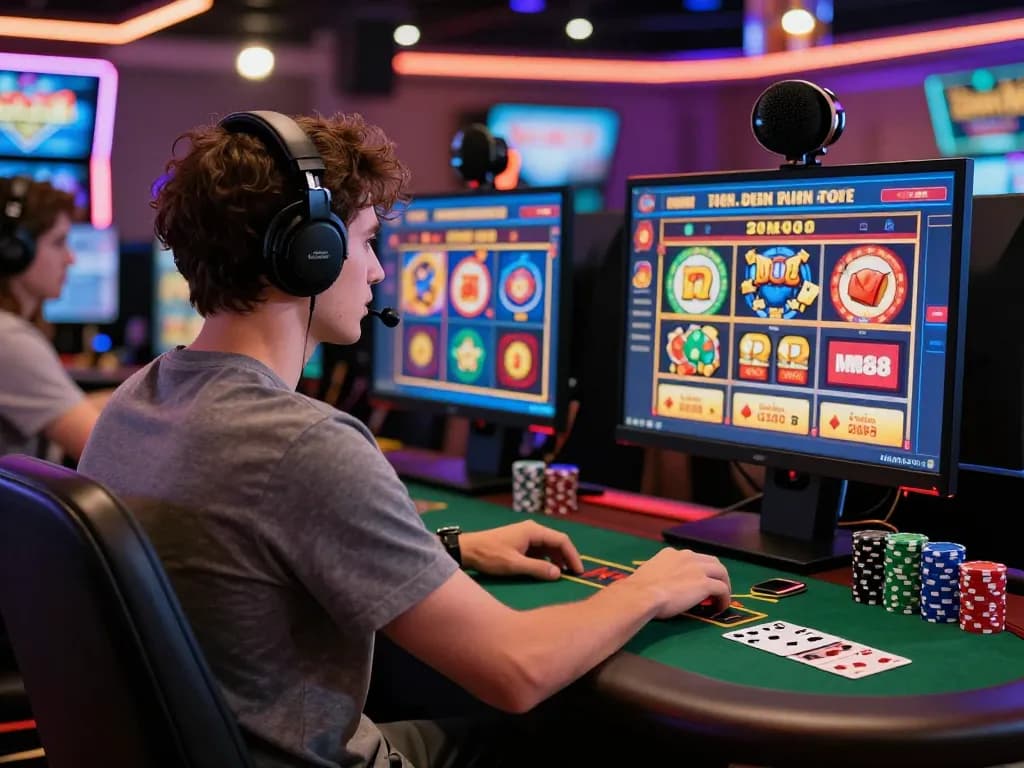 Engaging online gaming experience featuring MM88 casino atmosphere with vibrant graphics.