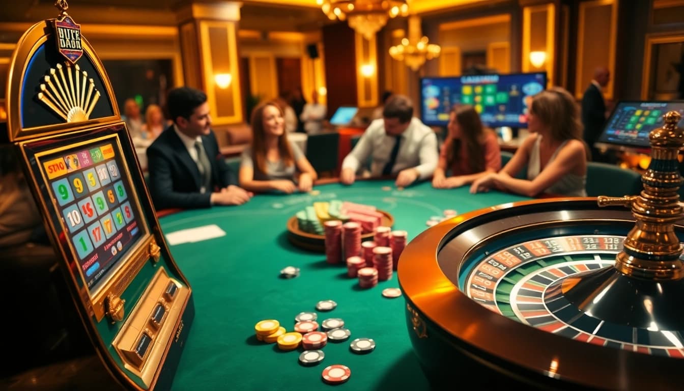 Engage in thrilling gameplay at nk88, where excitement meets expert strategies in a luxurious casino setting.