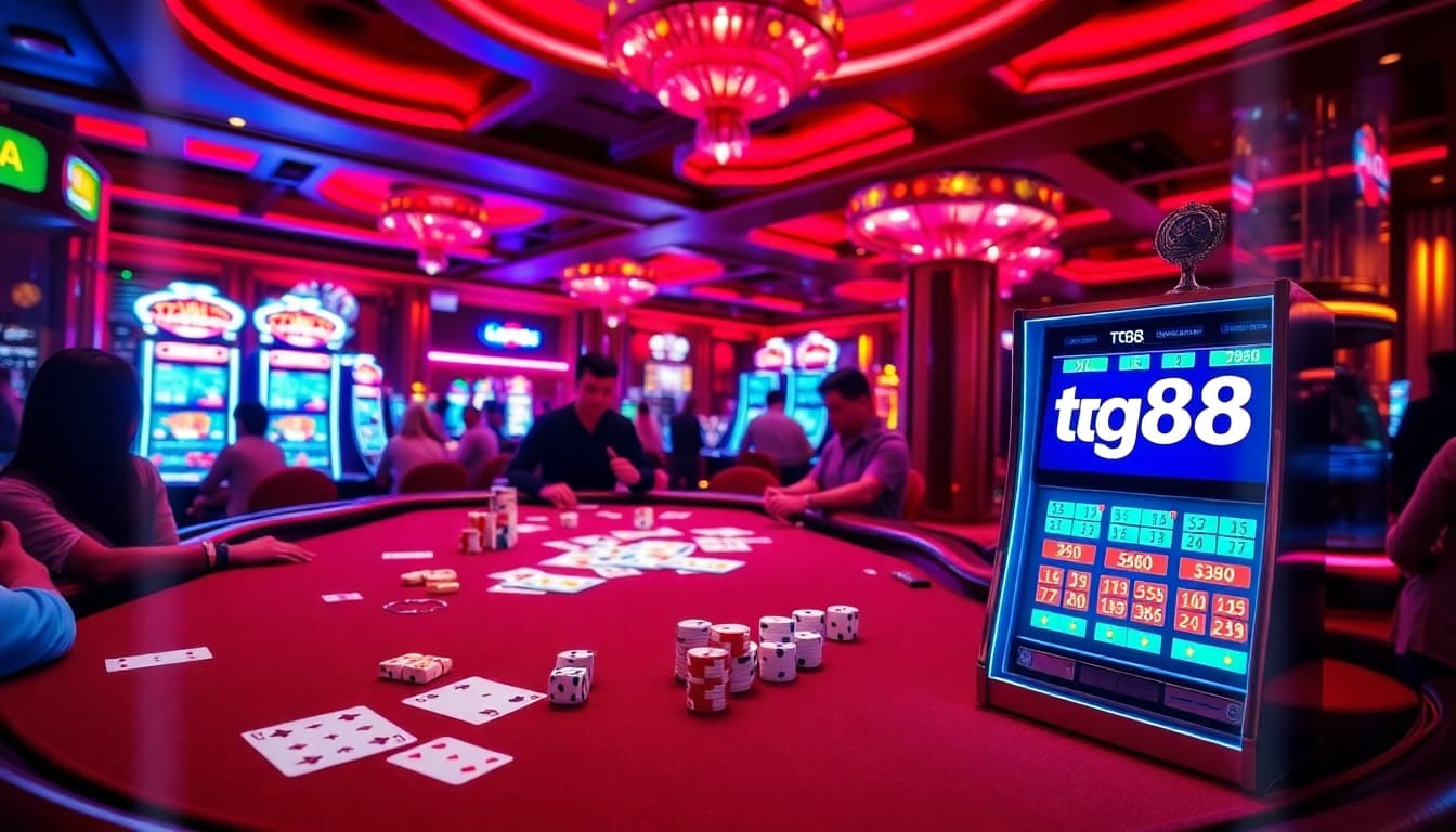 Experience thrilling gameplay at tg88 with exciting casino games and lavish decor.
