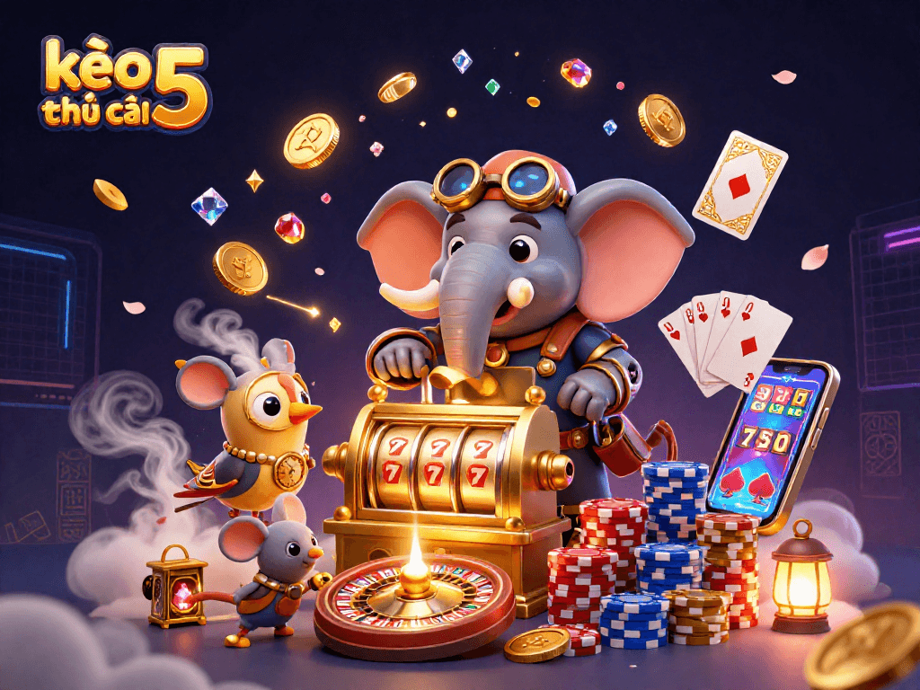 Spin the reels at kèo nhà cái 5 for thrilling jackpots with steampunk charm.