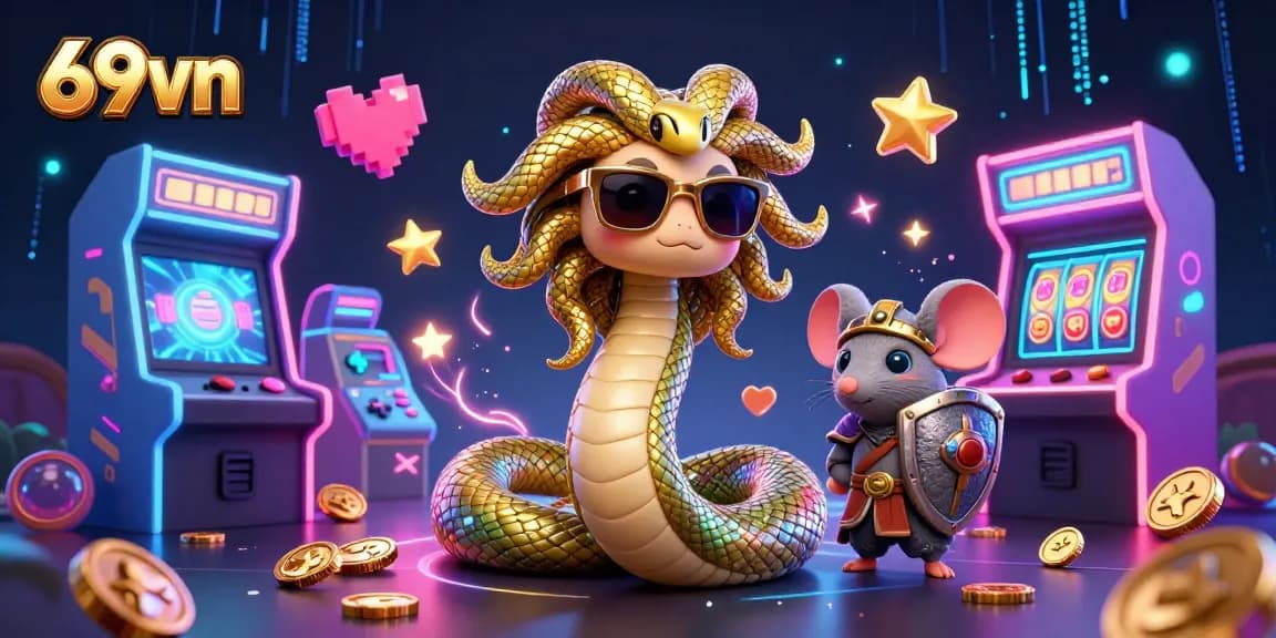 Experience thrilling gameplay with Medusa and a warrior in the enchanting world of 69vn casino.