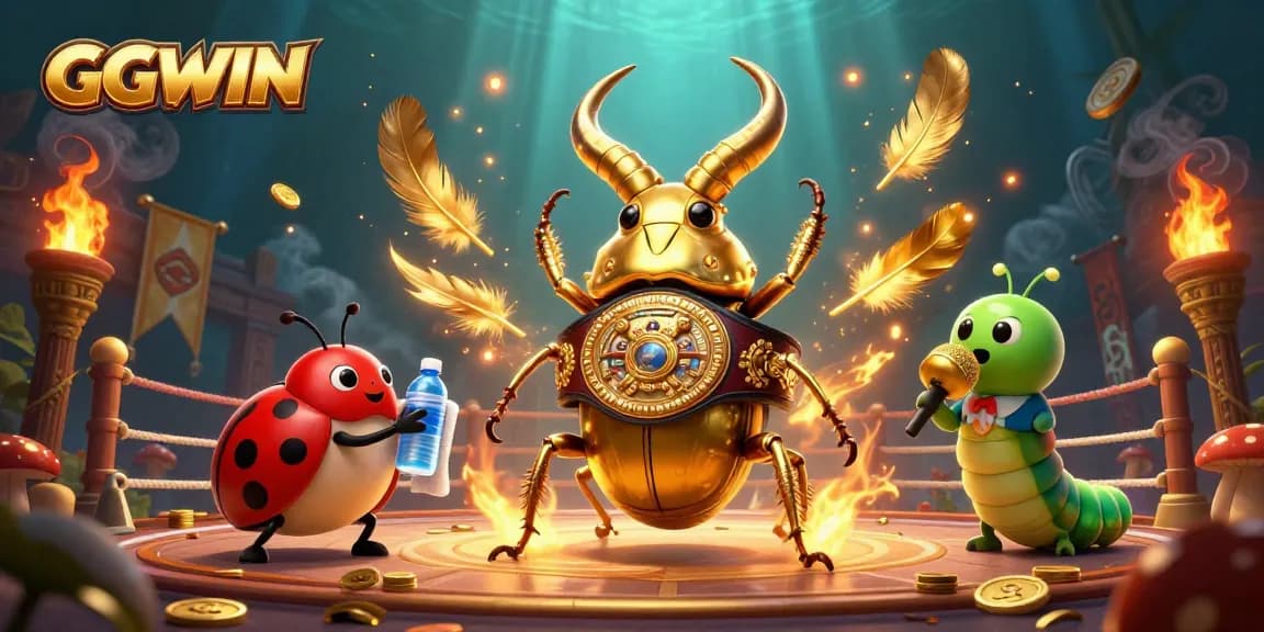 Experience thrilling gameplay at GGWIN, featuring intense battles and vibrant casino elements.