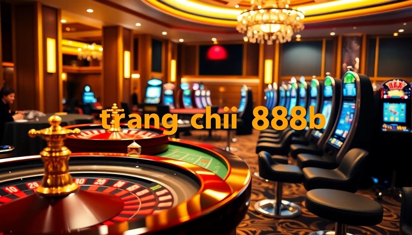 Experience the excitement of online gambling at trang chủ 888b with vibrant gaming elements and luxury.
