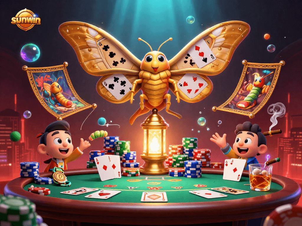 Experience thrilling gameplay at sunwin with vibrant casino elements and an energetic atmosphere.