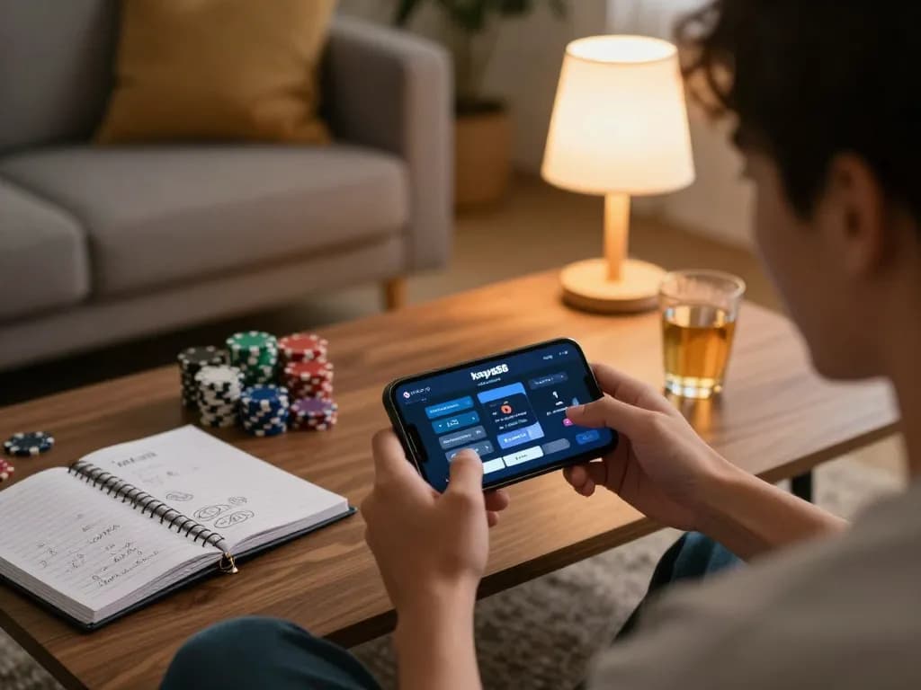 Kaya88 ewallet enhancing online slot gameplay experience in a cozy living room
