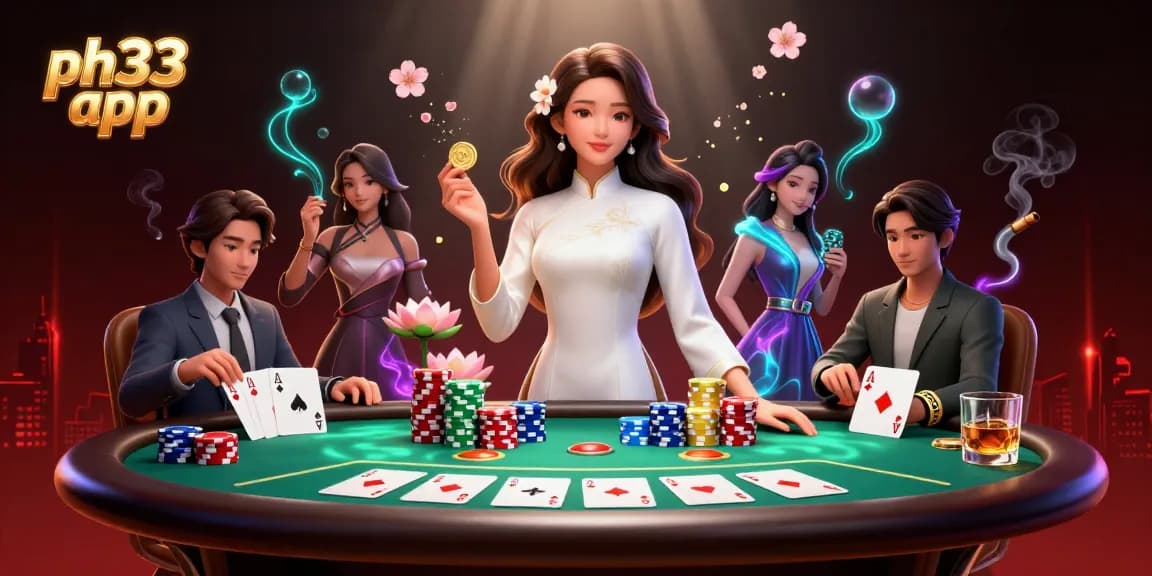 Engage with the ph33 app for an exciting gaming experience featuring rich casino visuals.