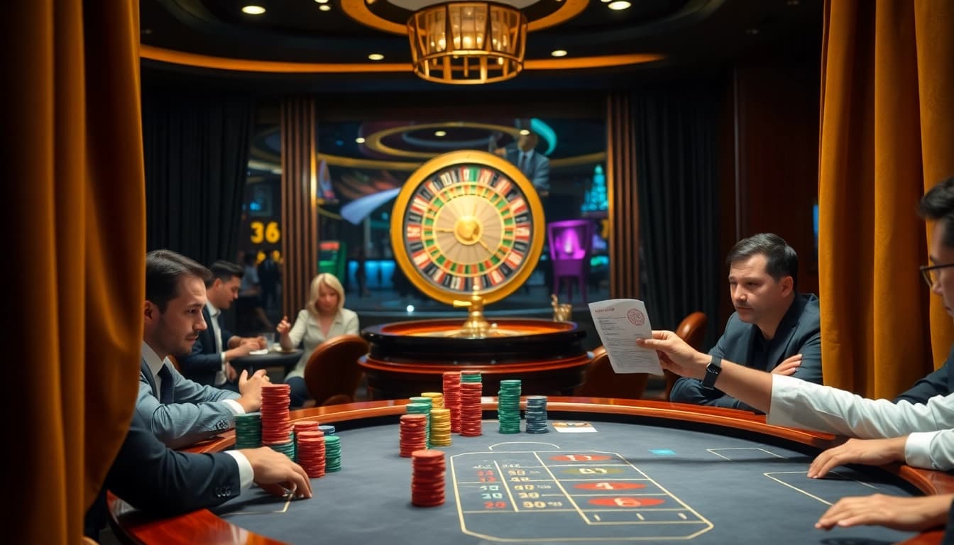High-stakes action at a luxurious casino table featuring nhà cái alo789 branding.