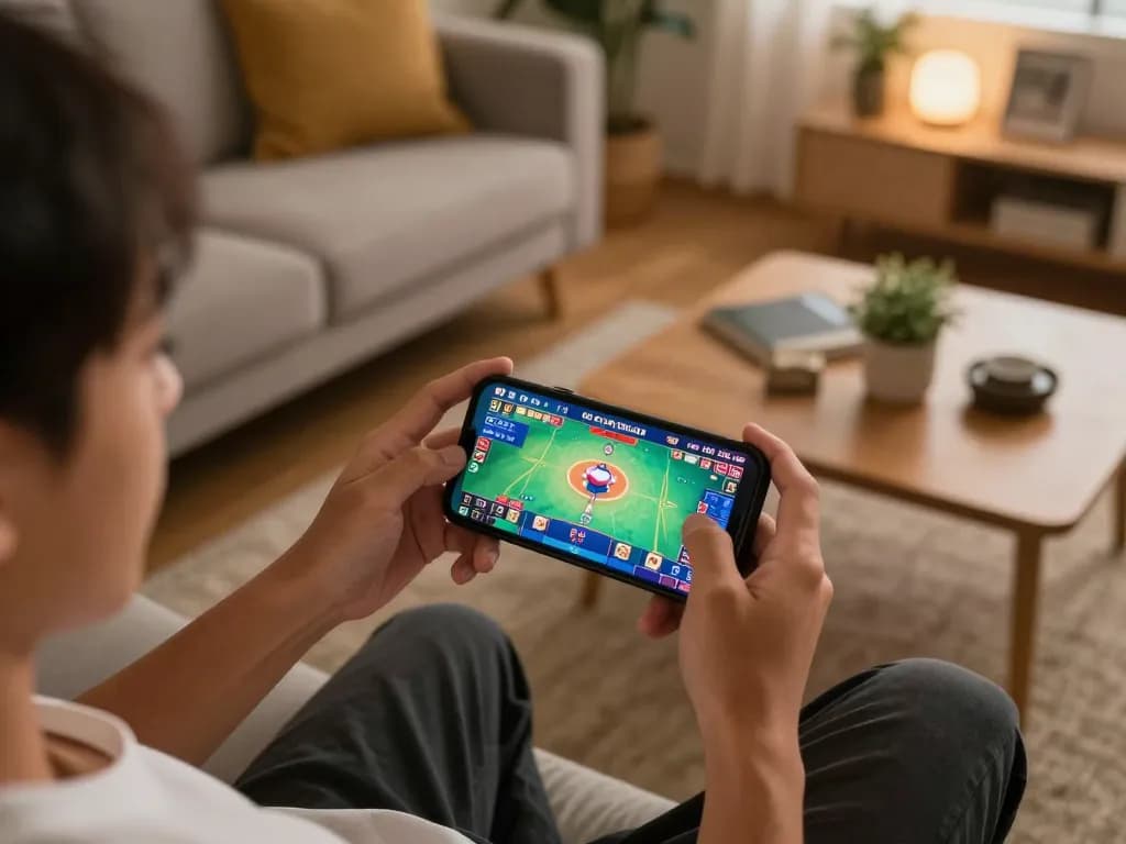 Cảnh hấp dẫn về trò chơi di động với luồng xem đá gà trực tiếp HD trên điện thoại, trình diễn một khoảnh khắc cược thú vị