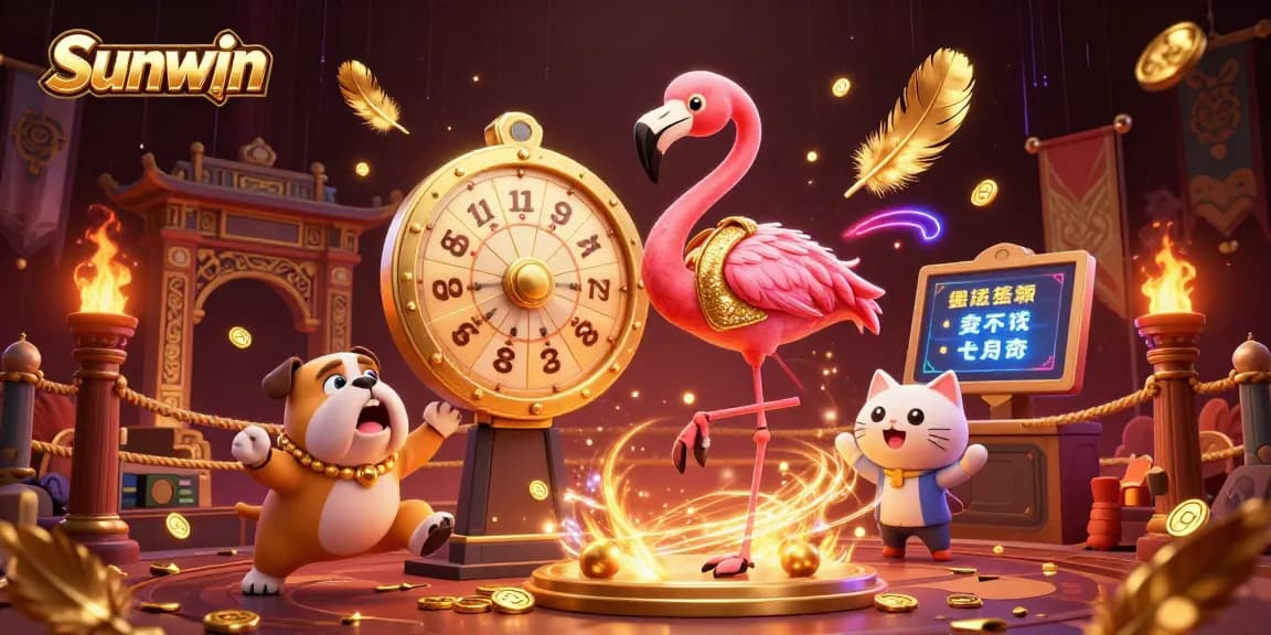 Sunwin engages players in an exciting casino atmosphere with a thrilling prize wheel experience.