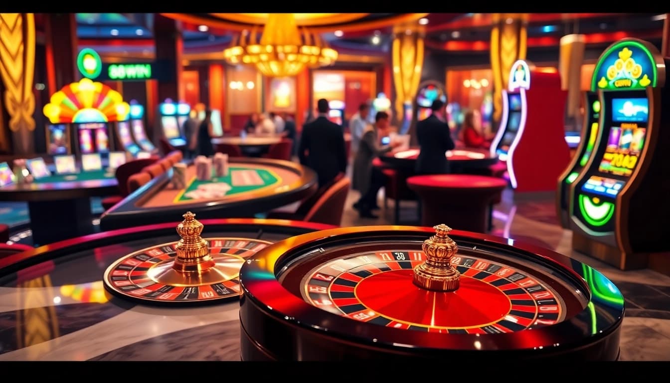 Win big with excitement at 98win .com's thrilling casino scene showcasing poker and slots.