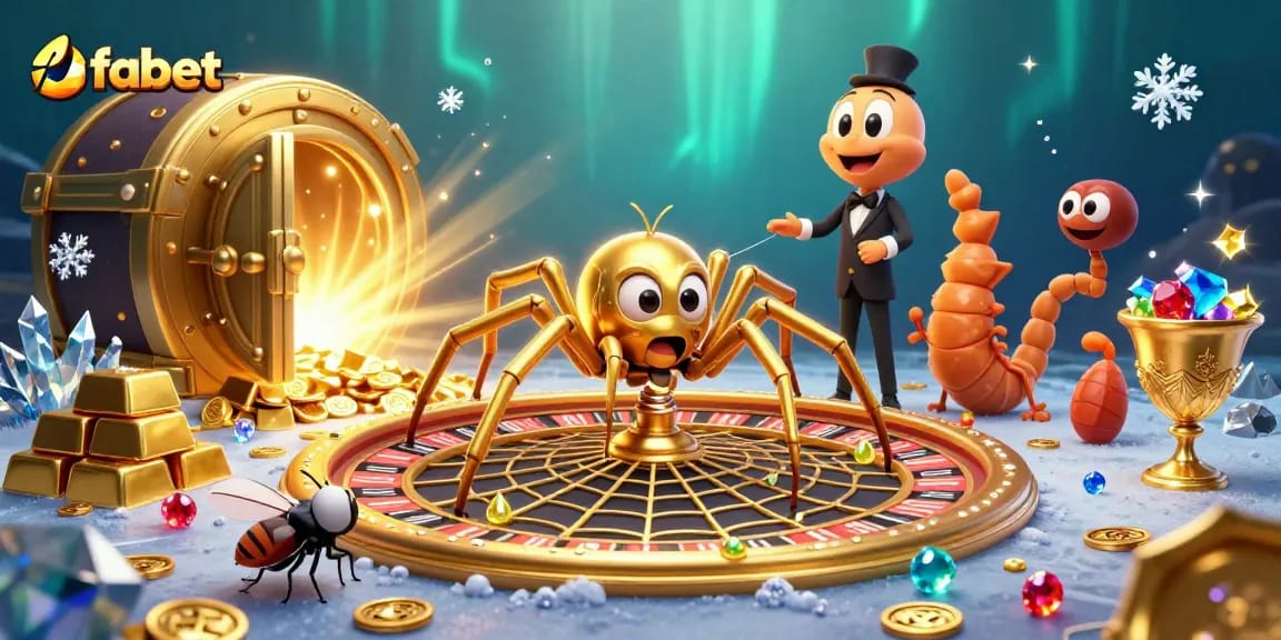 Engage with fabet's thrilling betting web, where the golden spider spins winning chances!
