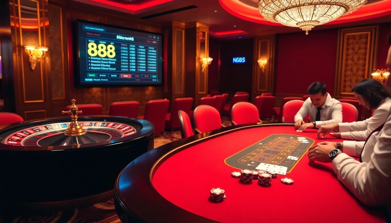 Experience professional gambling at 888neww8.com with an exciting poker game scene.