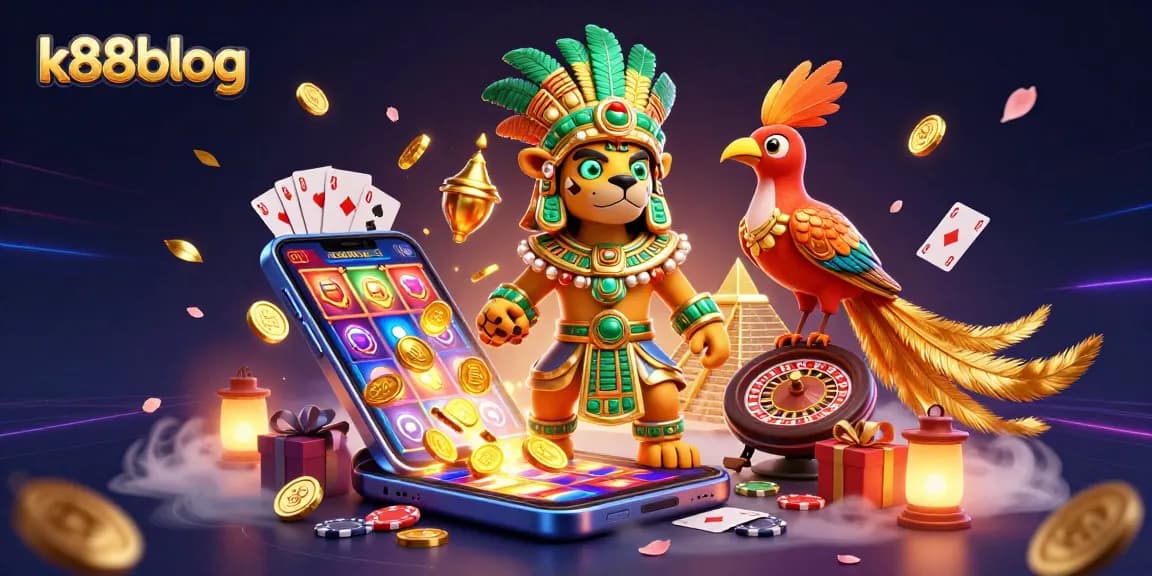 Engage in thrilling gameplay at k88blog, where animated characters bring virtual slots and casino games to life.