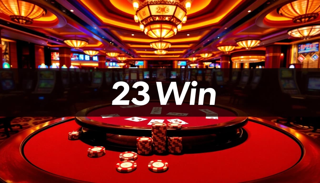 Experience high-stakes thrills at the 23Win casino with vibrant tables and exciting games.