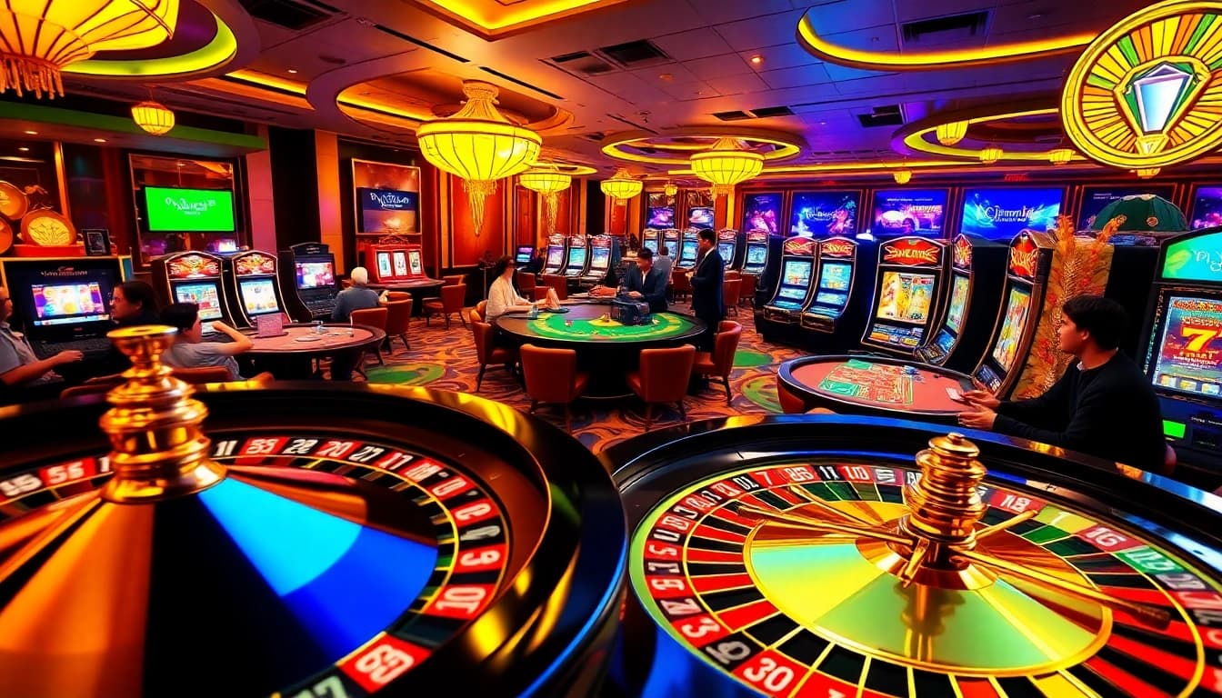 Experience captivating gameplay at Xin88 with exciting casinos, vibrant poker tables, and thrilling slot machines.