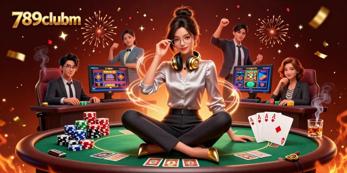 Engaging scene showcasing 789clubm's dynamic gaming environment with players enjoying exciting casino games.