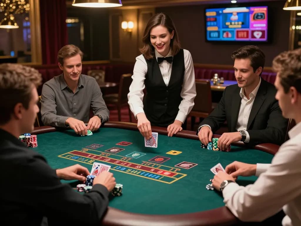 Players engaged in a live dealer game at RR99, showcasing interactive casino excitement.