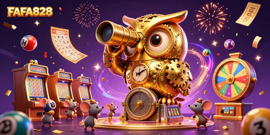 Experience the thrill of FAFA828 with vibrant illustrations of excitement and winning possibilities.