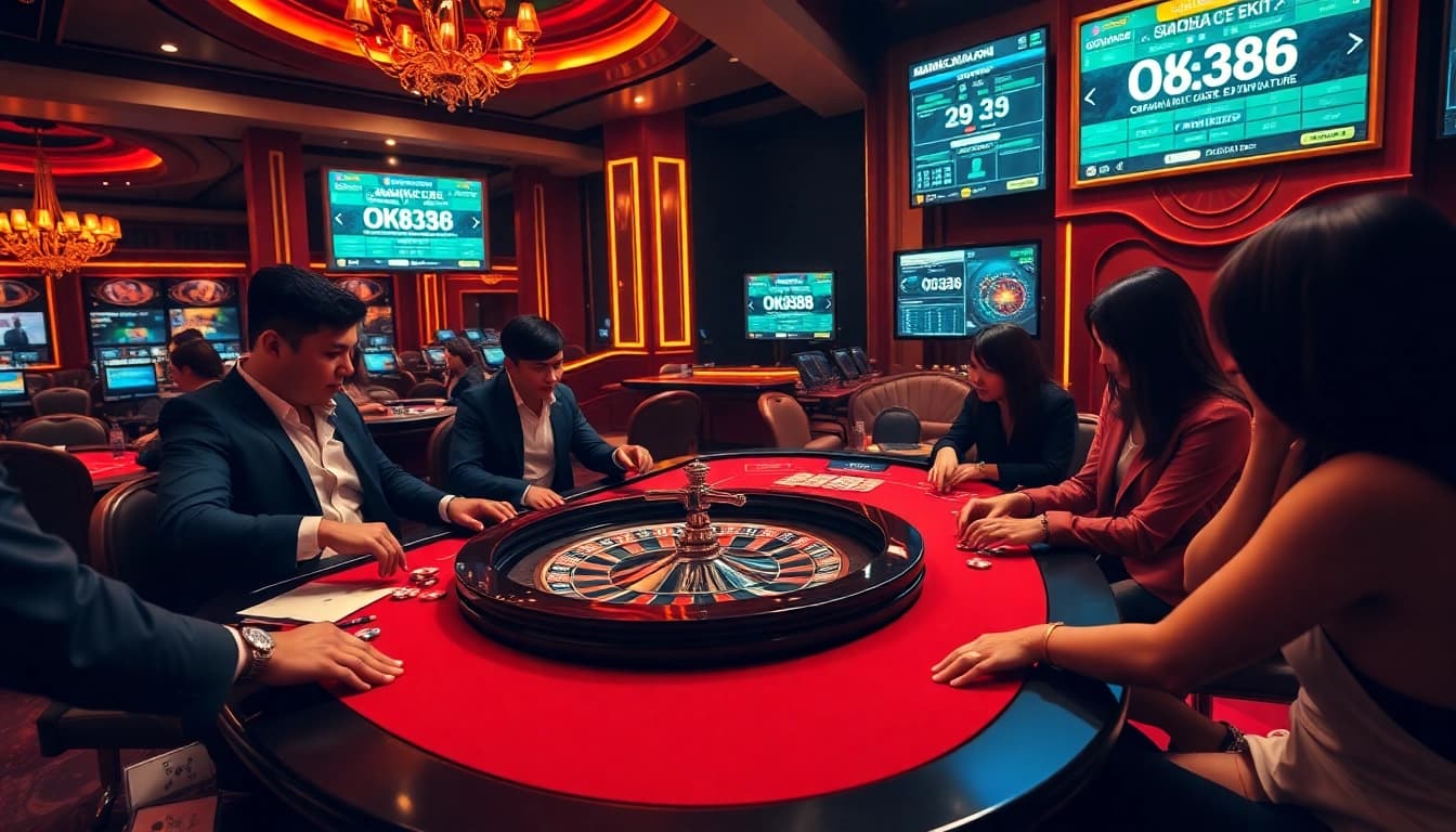 Engage in thrilling action at the casino as you đăng ký OK8386 for an exciting gaming experience.