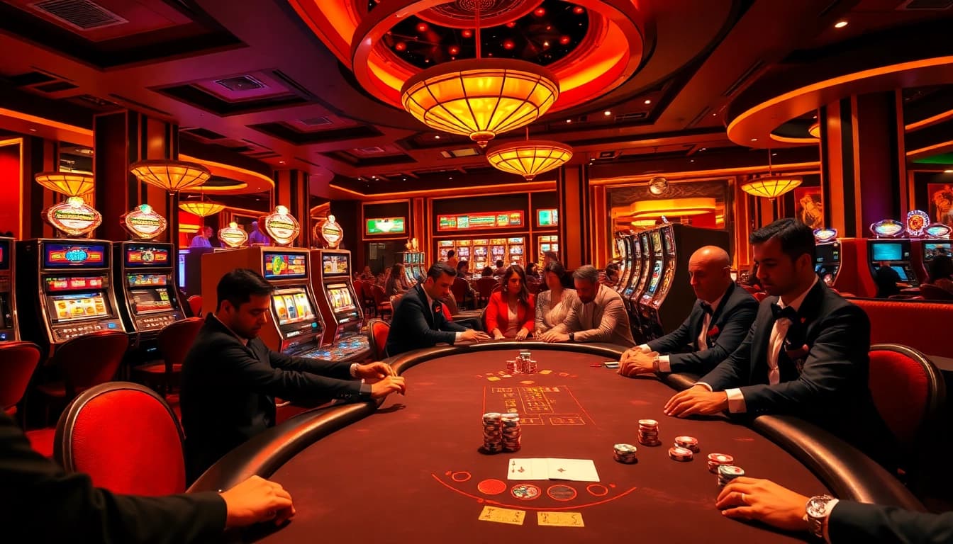 Experience the excitement of nhà cái bl555 with vibrant casino visuals showcasing thrilling gaming action.