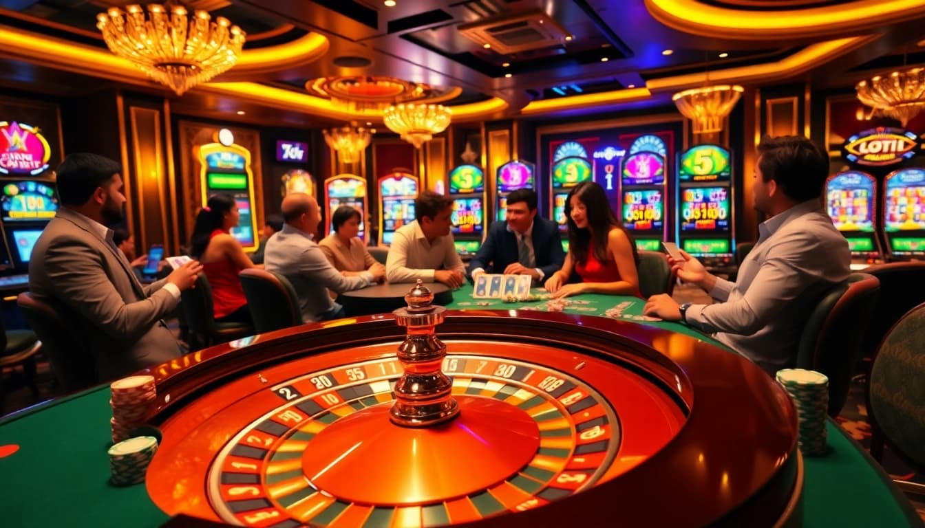 The thrilling action at a casino gaming table featuring games and betting opportunities from https://tg88pro.com/.