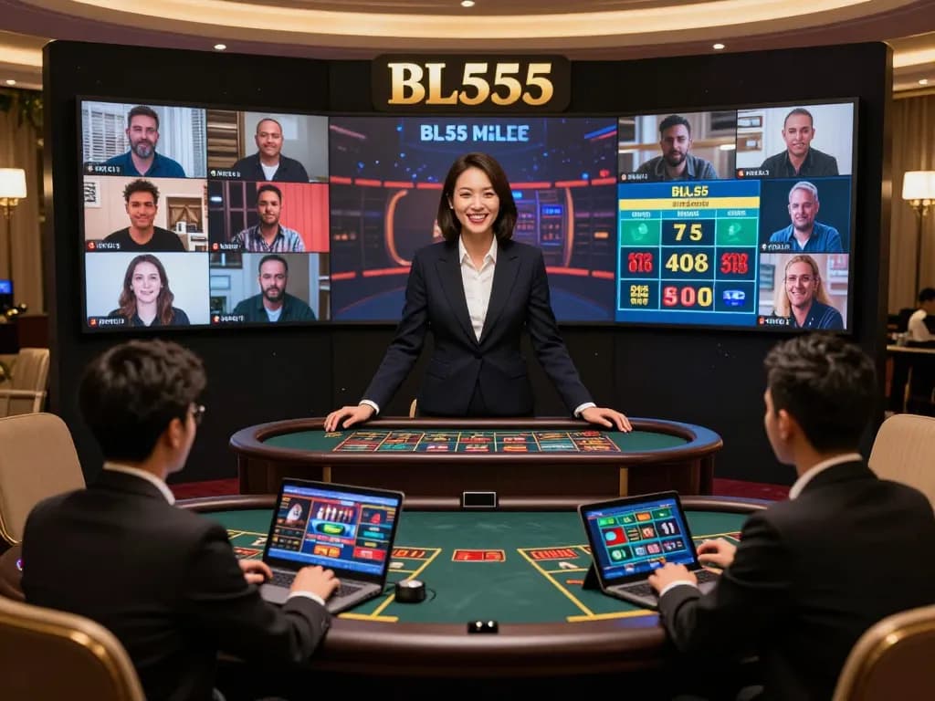 Experience live dealer games at BL555, mastering real-time betting with trusted dealers.