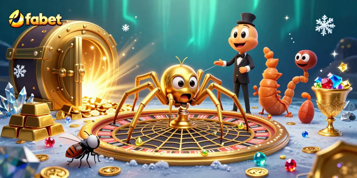 Engage with fabet's thrilling betting web, where the golden spider spins winning chances!