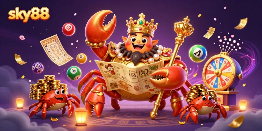 Win big at sky88 with captivating lottery-themed characters and vibrant dynamic action.