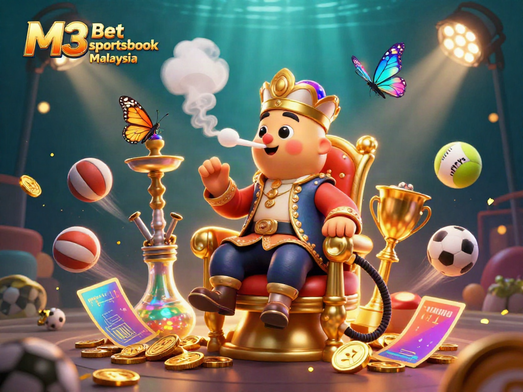 Experience the excitement of M3 Bet sportsbook Malaysia with dynamic sports betting visuals.