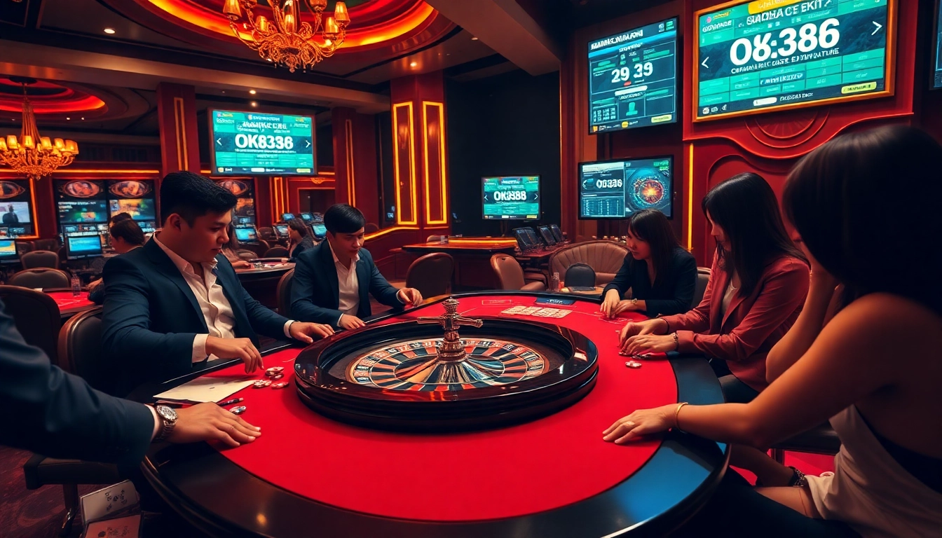 Engage in thrilling action at the casino as you đăng ký OK8386 for an exciting gaming experience.