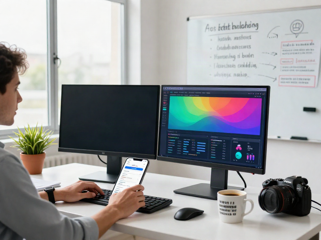 Professional workspace illustrating instant indexing strategies in digital marketing.