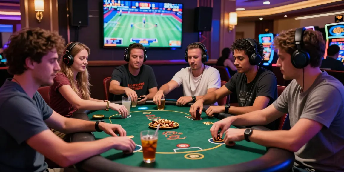Exciting gaming atmosphere at HELLO88 featuring players engaged in various games and lively interactions.