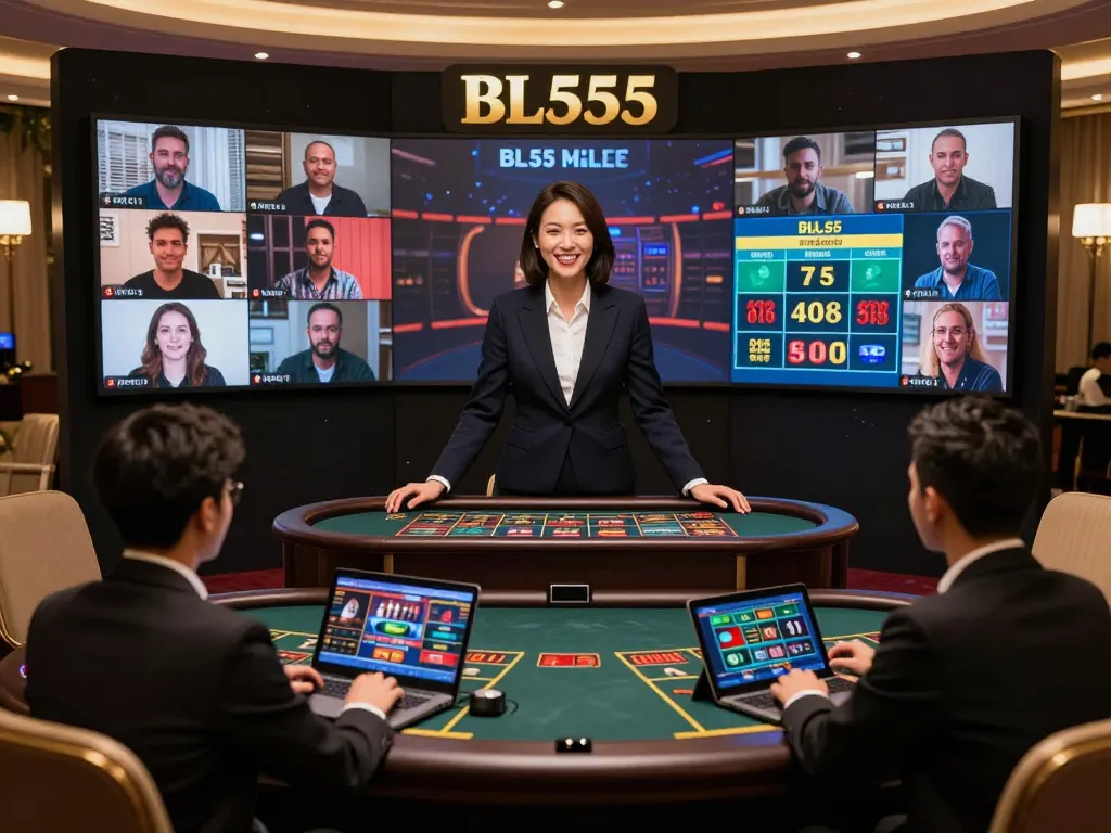 Experience live dealer games at BL555, mastering real-time betting with trusted dealers.