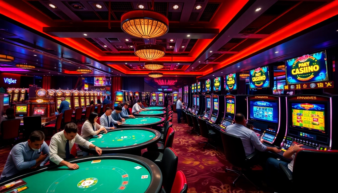 Experience the thrill of v9bet casino with lively gaming action and vibrant atmosphere.