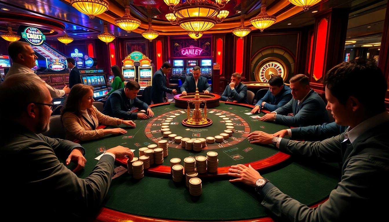 Enjoying high-stakes poker action at https://nk88.bio/ with vibrant gameplay and exciting atmosphere.