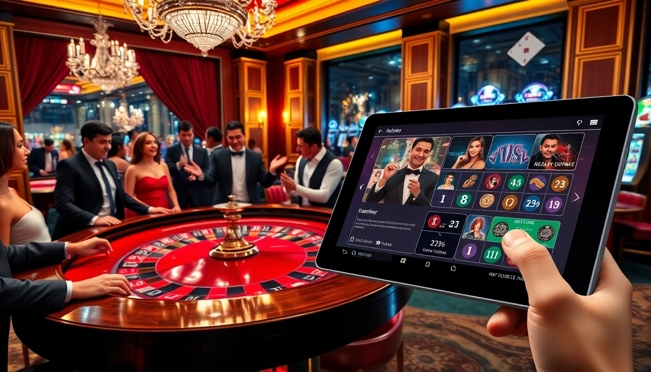Experience the exciting gaming atmosphere with 888vnd com at a lively casino table.
